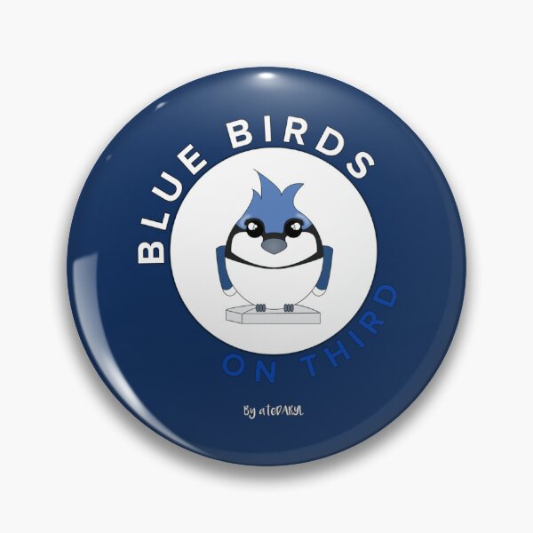 Item preview, Blue Birds on Third   designed and sold by GeorgeYoung458.