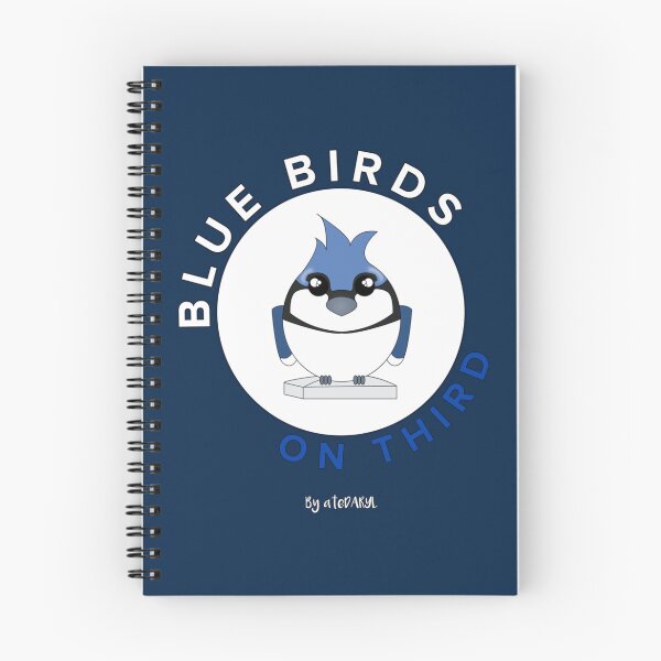 Item preview, Blue Birds on Third   designed and sold by GeorgeYoung458.