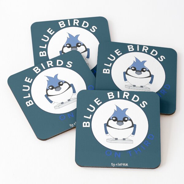 Item preview, Blue Birds on Third   designed and sold by GeorgeYoung458.