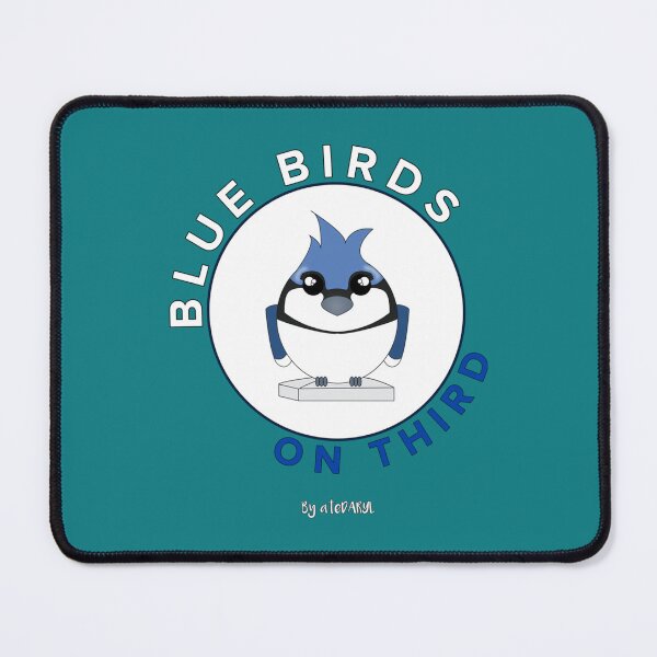 Item preview, Blue Birds on Third   designed and sold by GeorgeYoung458.