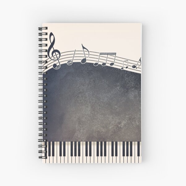 Piano Spiral Notebook
