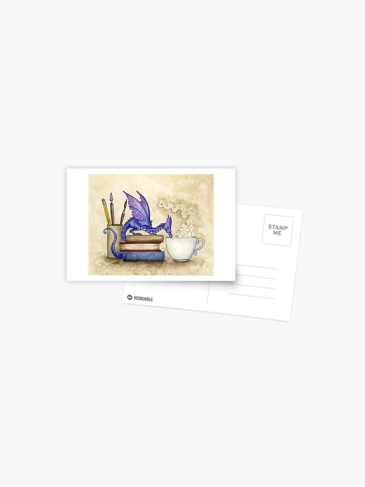 Thumbnail 1 of 2, Postcard, Whats In Here? designed and sold by AmyBrownArt.