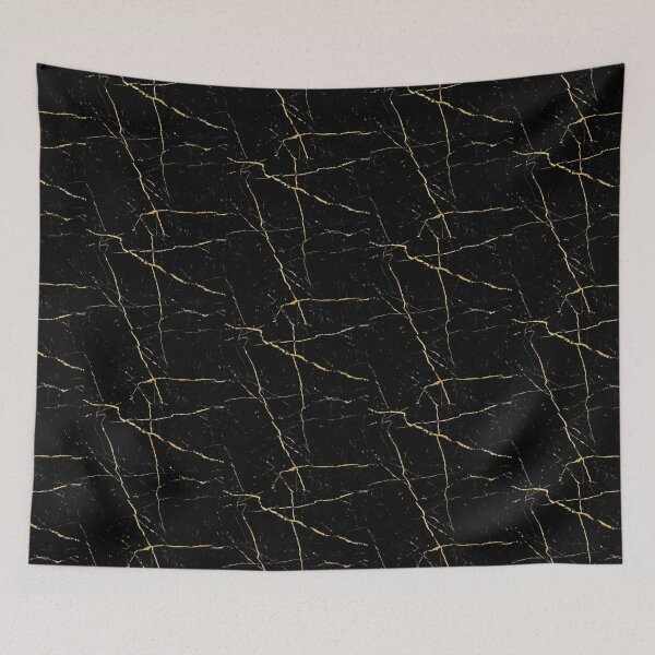 Item preview, Soft Black Marble Texture With Golden Lines 96 designed and sold by aprajoos.
