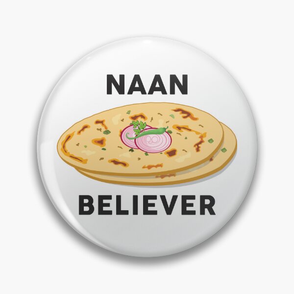 Item preview, Naan believer Funny India Pakistan Food Lover Masala Curry designed and sold by alltheprints.