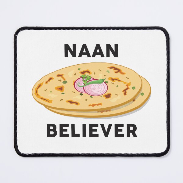 Item preview, Naan believer Funny India Pakistan Food Lover Masala Curry designed and sold by alltheprints.