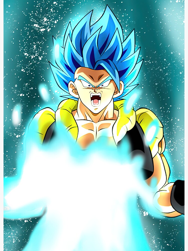 Gogeta Super Saiyan Blue DBS SSGB Art Board Print for Sale by