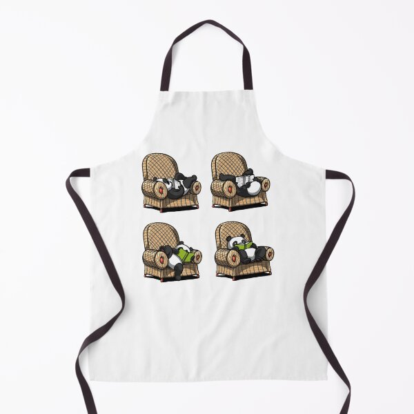 Item preview, Panda Bear Book Reading Poses designed and sold by underheaven.