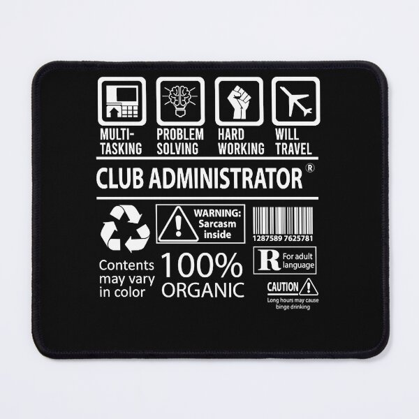 Item preview, Club Administrator T   MultiTasking Certified Job Gift Item   designed and sold by faupelclaggu.