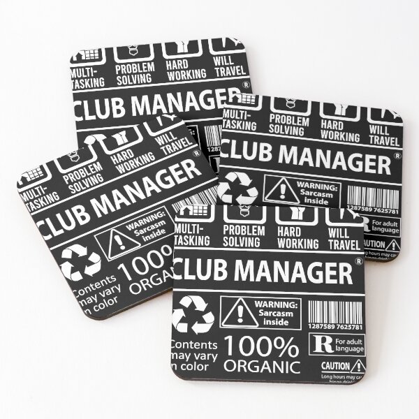 Item preview, Club Manager T   MultiTasking Certified Job Gift Item   designed and sold by faupelclaggu.