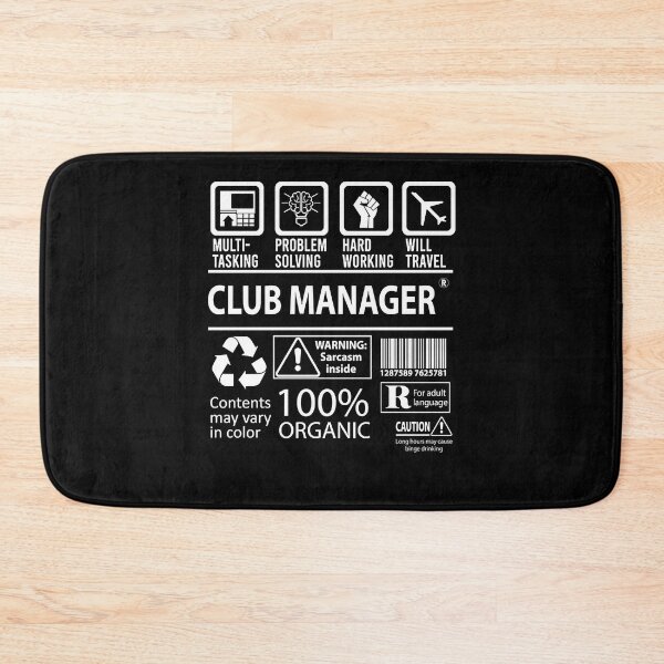 Item preview, Club Manager T   MultiTasking Certified Job Gift Item   designed and sold by faupelclaggu.