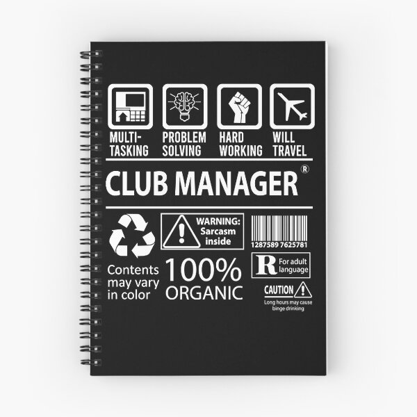 Item preview, Club Manager T   MultiTasking Certified Job Gift Item   designed and sold by faupelclaggu.