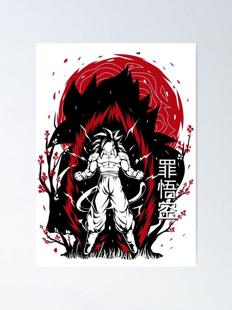 super saiyan 4 goku Poster for Sale by DanielDutkosky