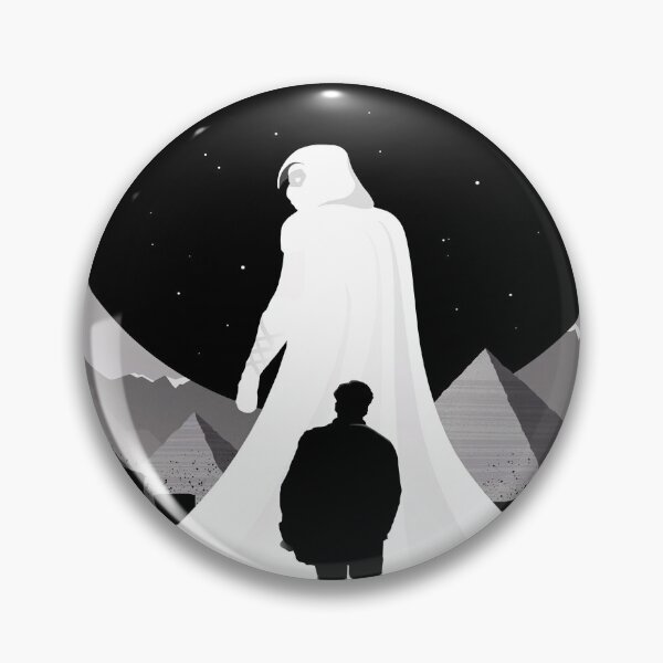 Item preview, moon knight mountain black white designed and sold by KirstixCo.
