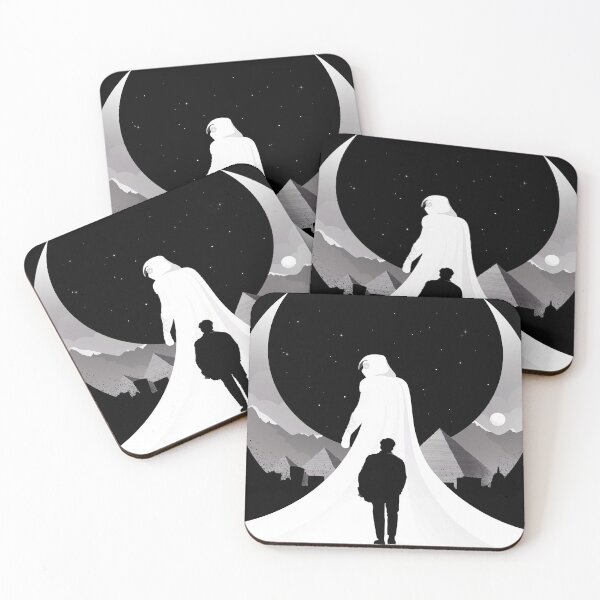 Item preview, moon knight mountain black white designed and sold by KirstixCo.