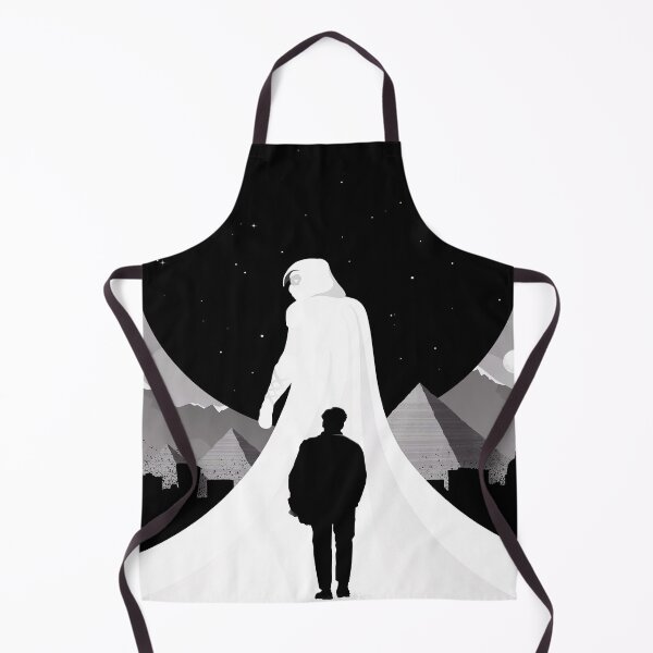 Item preview, moon knight mountain black white designed and sold by KirstixCo.