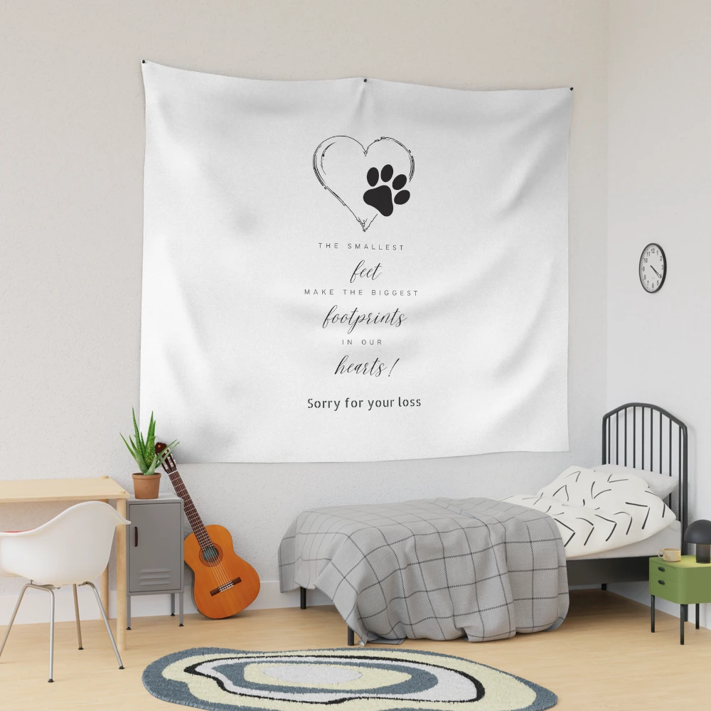 Love Paw Decal Wall Vinyl Sticker Love Puppy Paw Prints Fur Babies