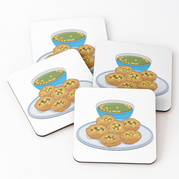 Item preview, Pani Puri Gol Gappa Green Chutney India Pakistan Food Lovers designed and sold by alltheprints.