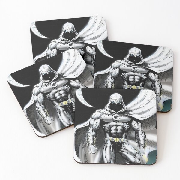 Item preview, moon knight black white designed and sold by KirstixCo.