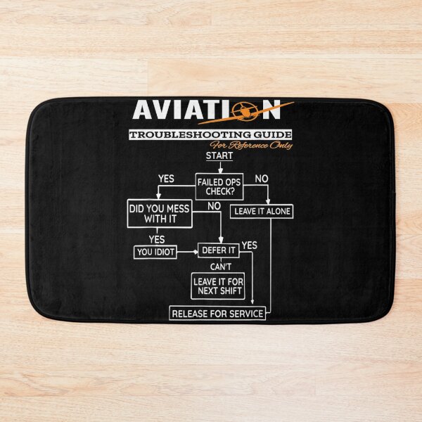 Item preview, Airplane Pilot Funny Pilot Troubleshooting Guide  designed and sold by KimberleyRamsey.