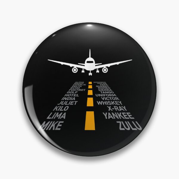 Item preview, Airplane Pilot Gifts Airport Runway Phonetic Alphabet Plane designed and sold by KimberleyRamsey.