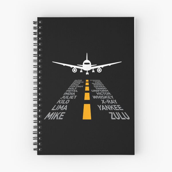 Item preview, Airplane Pilot Gifts Airport Runway Phonetic Alphabet Plane designed and sold by KimberleyRamsey.