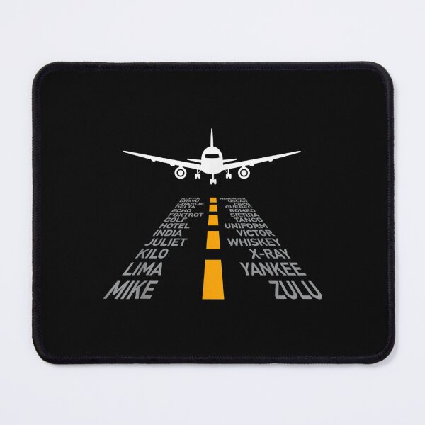 Item preview, Airplane Pilot Gifts Airport Runway Phonetic Alphabet Plane designed and sold by KimberleyRamsey.
