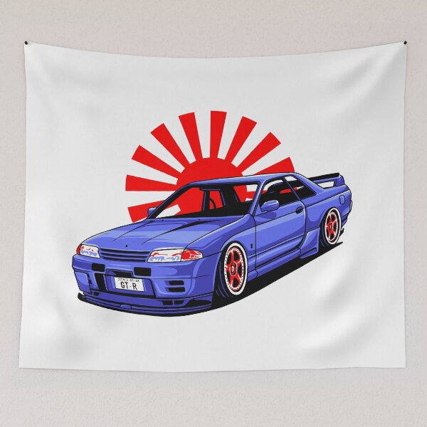 Item preview, Nissan Skyline Vector Illustration designed and sold by Goba Bali Studio.