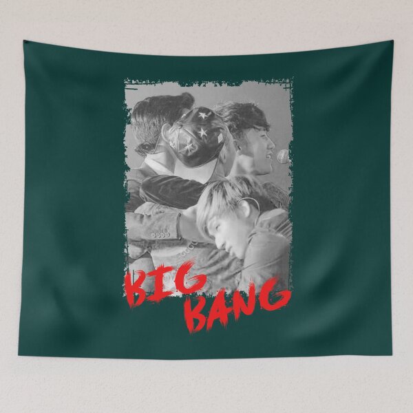 Item preview, BigBang Kpop Group Members black and white Korean Kpop RGB Color Design   designed and sold by WolfgangMatthe.