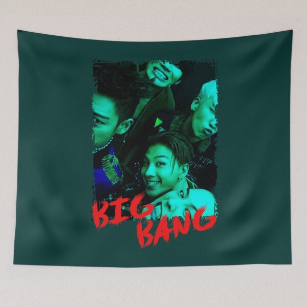 Item preview, BigBang Kpop Group Members Blue Korean Kpop RGB Color Design   designed and sold by WolfgangMatthe.