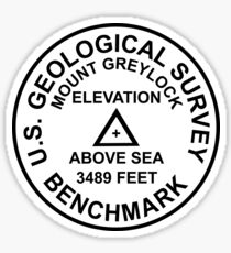 Mount Greylock, Massachusetts USGS Style Benchmark Sticker