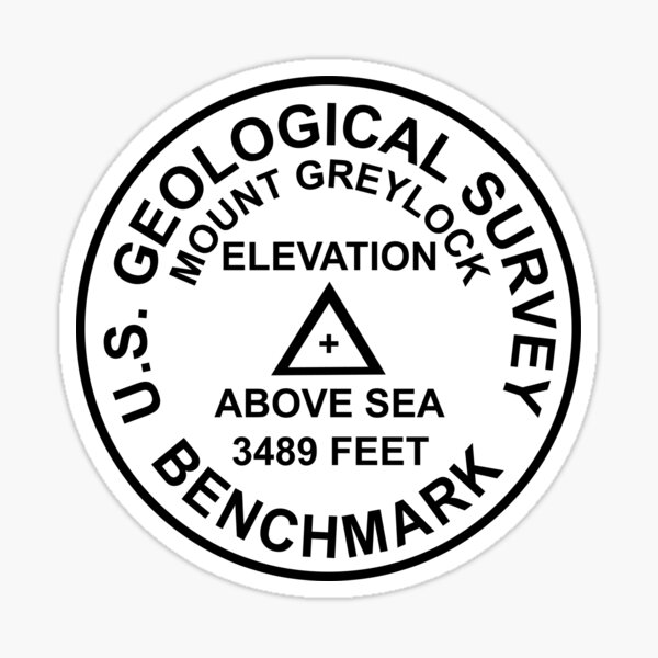 Vista previa del artículo con la obra «Monte Greylock, Massachusetts, punto de referencia de estilo USGS», diseñado y vendido por topou.