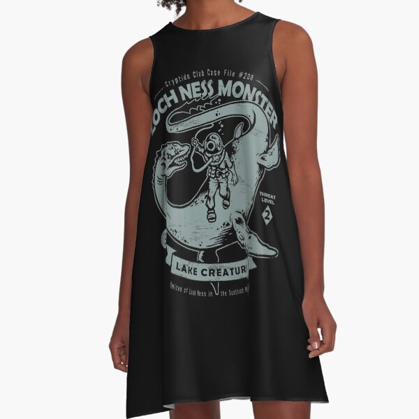 Lochness Monster - Cryptids Club Case file #200 A-Line Dress