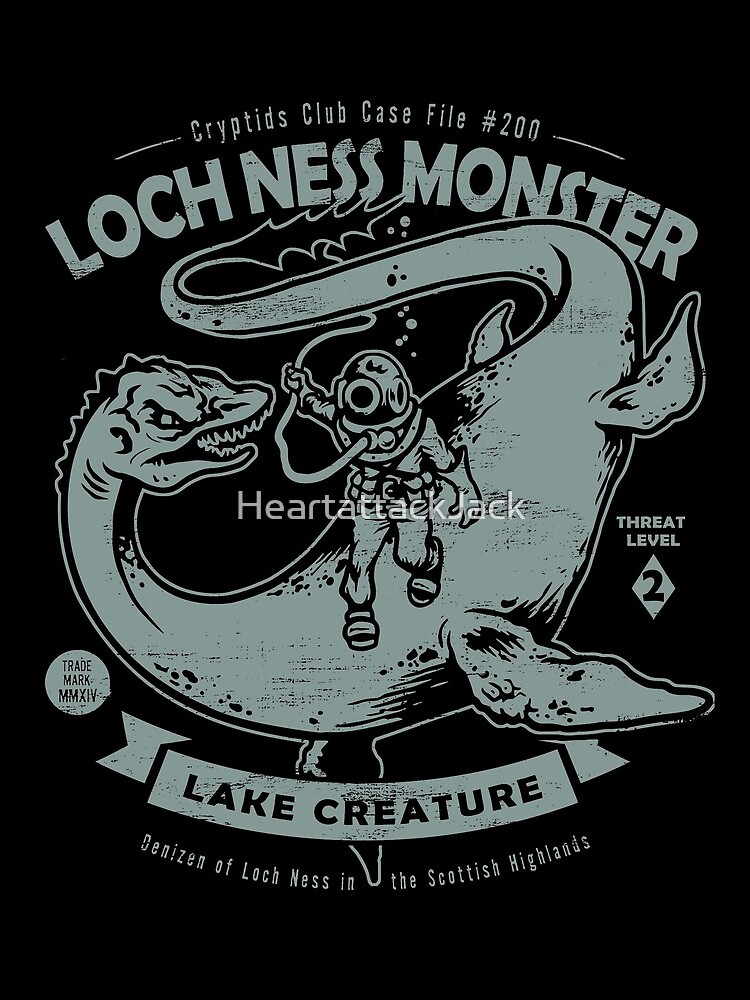 Discover Lochness Monster - Cryptids Club Case file #200 Drawstring Bag