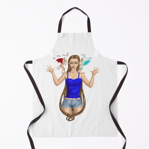 Item preview, The Devil and Her Accomplice on My shoulder designed and sold by Henshu-Rin.