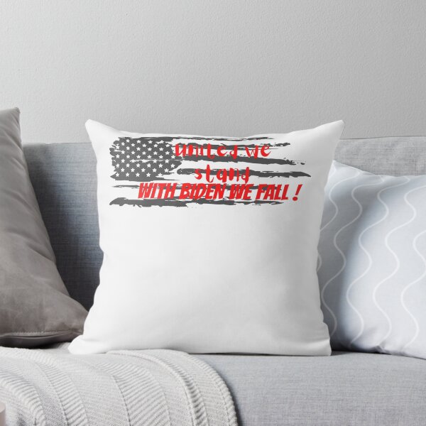 Item preview, UNITED WE STAND WITH BIDEN WE FALL! red and white designed and sold by TommyLongs.
