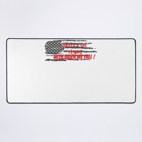 Item preview, UNITED WE STAND WITH BIDEN WE FALL! red and white designed and sold by TommyLongs.