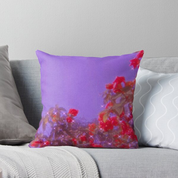 Aperçu de l'œuvre fleurs et arbres esthétiques agréables flou doux vibrations rétro éthérées violettes fleurs roses créée et vendue par riidesignss.