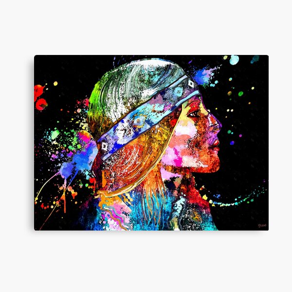 Abstract Face Canvas Prints Redbubble