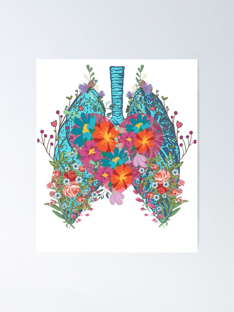 "Surrounded by You Flowers Lung" Poster for Sale by mirara Redbubble