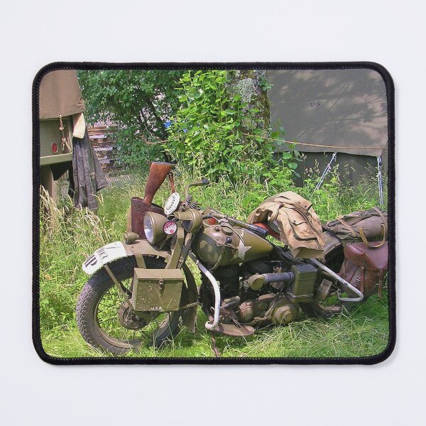 Item preview, Ready For Action (1940's Military Motorbike) designed and sold by lezvee.