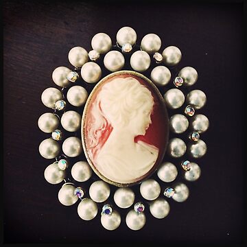 Artwork thumbnail, Classic Vintage Cameo - Art Photo - Jewelry Inspired Gift by OneDayArt