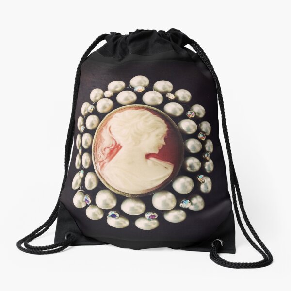 Camée Vintage classique - Photo d'Art - Cadeau inspiré des bijoux Sac à cordon