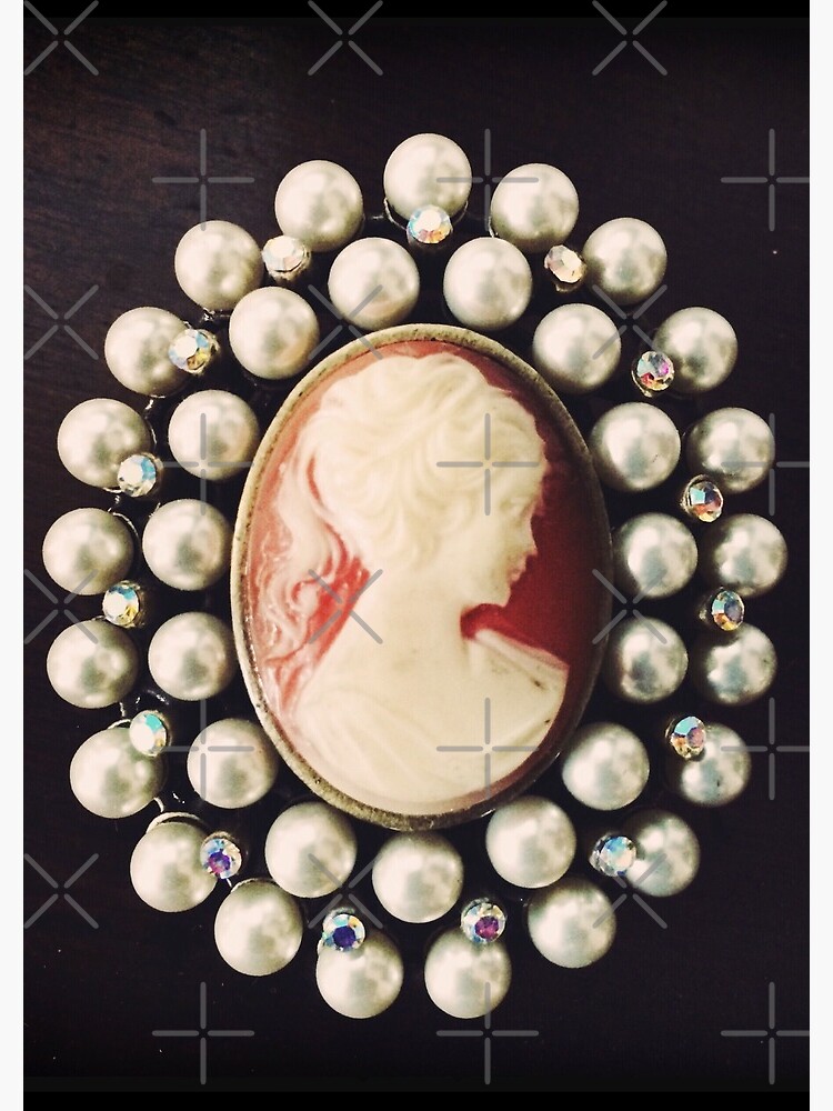 Classic Vintage Cameo - Art Photo - Jewelry Inspired Gift by OneDayArt