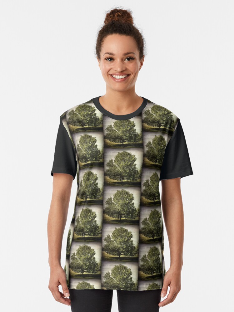Alternate view of Nature Lovers Gift - Perfect Tree Graphic T-Shirt