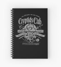 Cryptids Club (Dark Shirt Version) Spiral Notebook