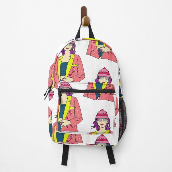 Item preview, girl in pink jacket designed and sold by marielso123.