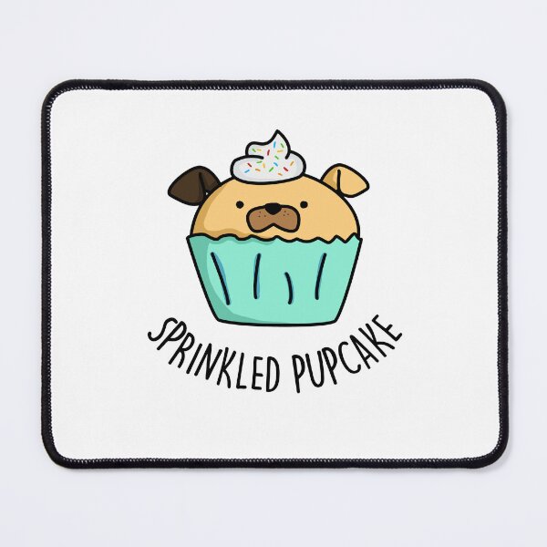 Item preview, Sprinkled Pupcake Funny Puppy Cupcake Puns designed and sold by punnybone.