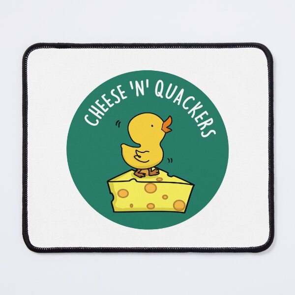 Item preview, Cheese and Quackers Animal Puns designed and sold by punnybone.