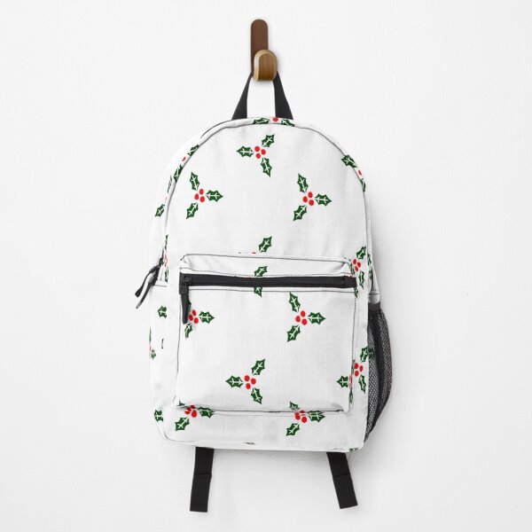 Vista previa del artículo con la obra «Patrón blanco de acebo navideño», diseñado y vendido por tetibright.