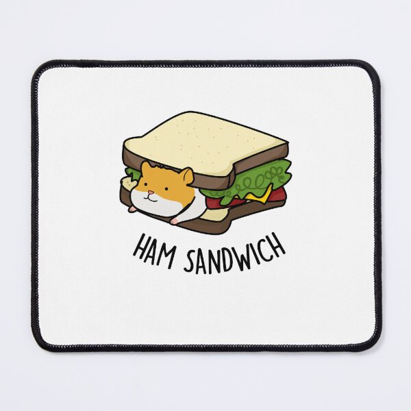 Item preview, Ham Sandwich Funny Hamster Puns designed and sold by punnybone.